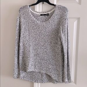 Black and white sweater